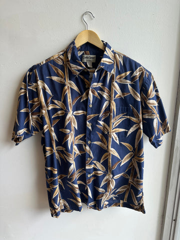 Vintage Cooke Street Honolulu Shirt – Navy Bamboo Breeze | Size Large