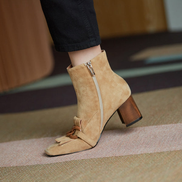 Suede Ankle Boot