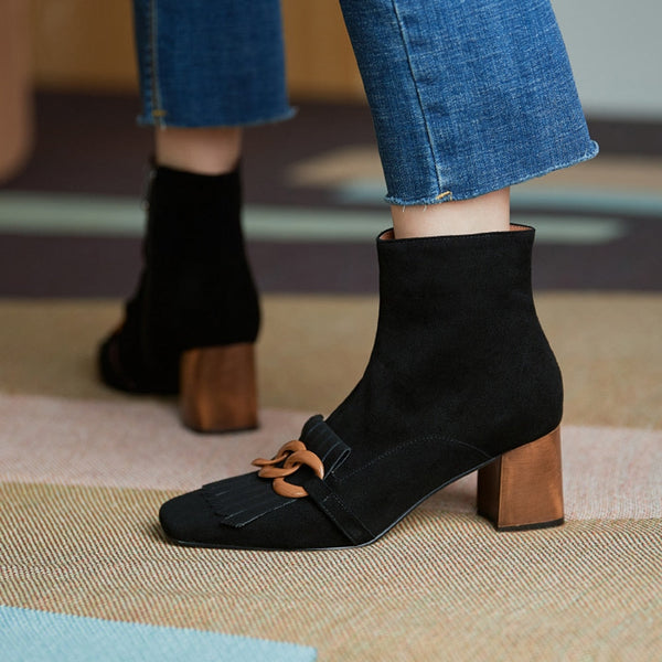 Suede Ankle Boot