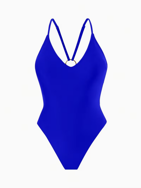 1 Piece Deep V Swimsuit