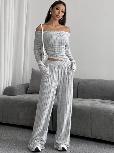Ribbed Sweat Suit