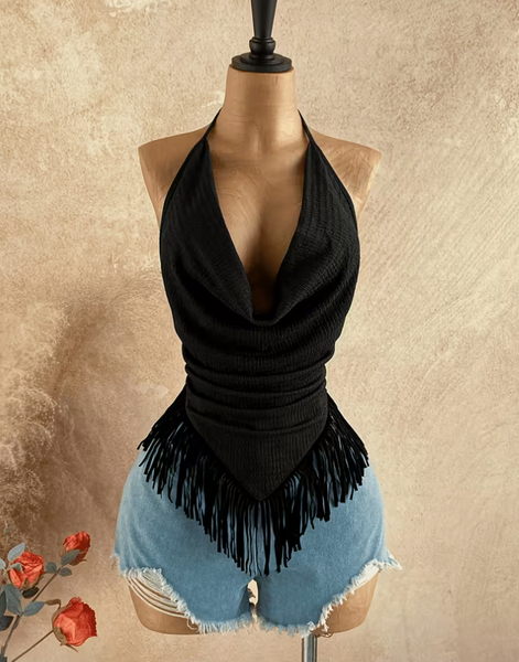 Halter Tassel Camisole