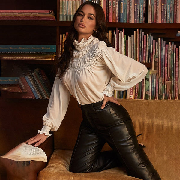 High Waist Leather Pants