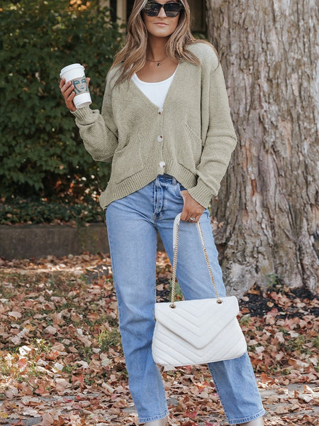 Knit Cardigan with Pockets