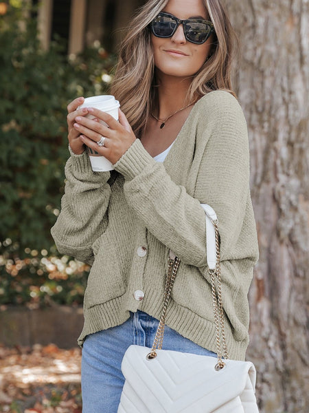 Knit Cardigan with Pockets