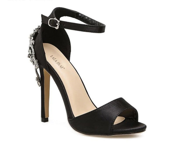 Crystal Ankle Strap Stiletto