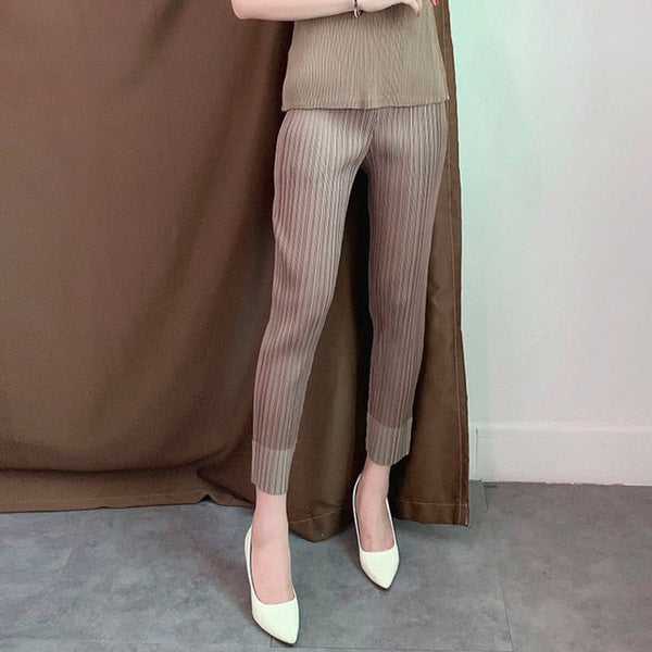 Lined Office Stretch Pants