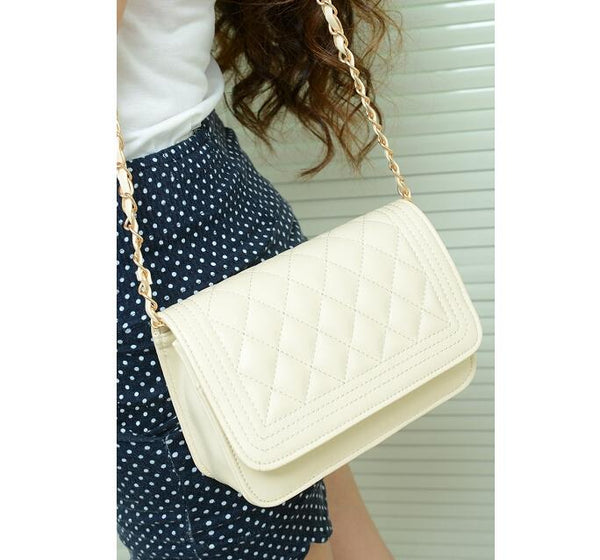 Semi Chain Plaid Bag