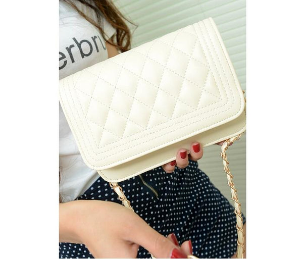 Semi Chain Plaid Bag