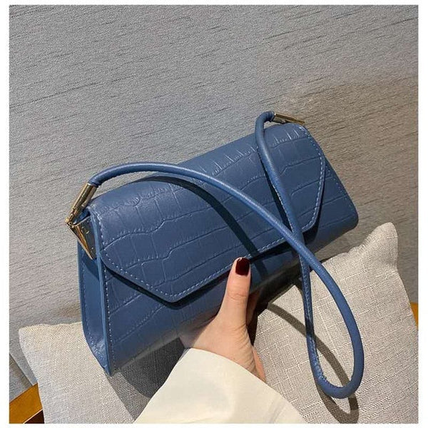 Luxury Crocodile Pattern Baguette