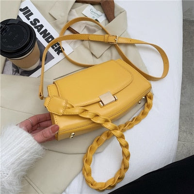 Twist Strap Shoulder Bag