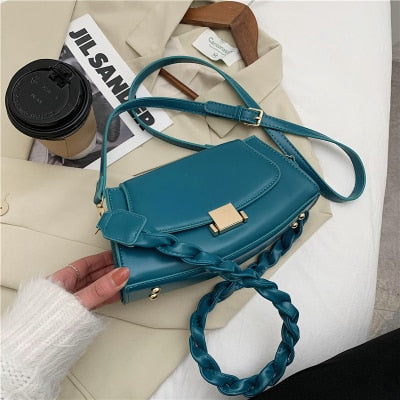 Twist Strap Shoulder Bag
