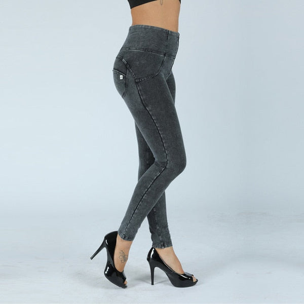 High Waist Stretch Jeans