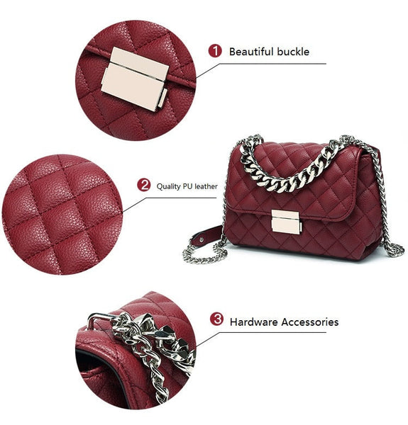 Diamond Lattice Chain Bag