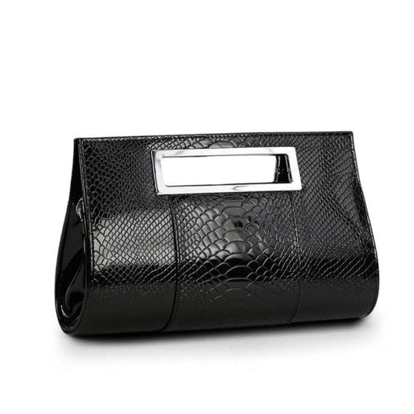 Croc Pattern Clutch