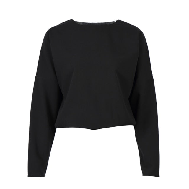 Creased Crop Dress Pants