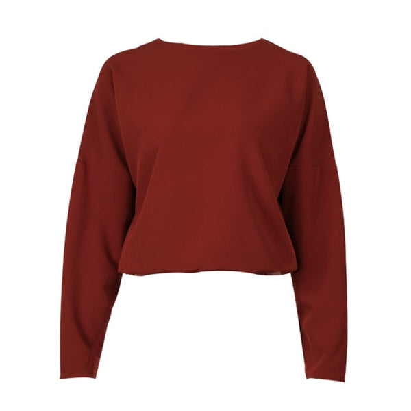 Creased Crop Dress Pants