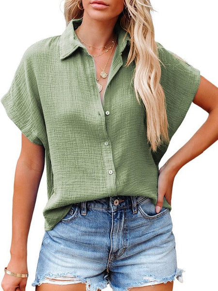 Stylish Striped Commuting Long Sleeved Blouse