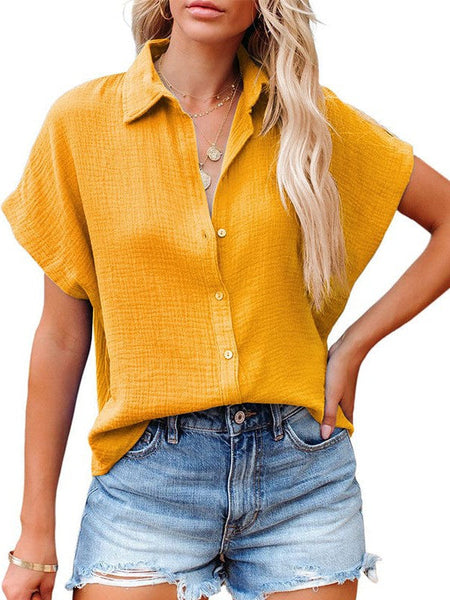 Stylish Striped Commuting Long Sleeved Blouse