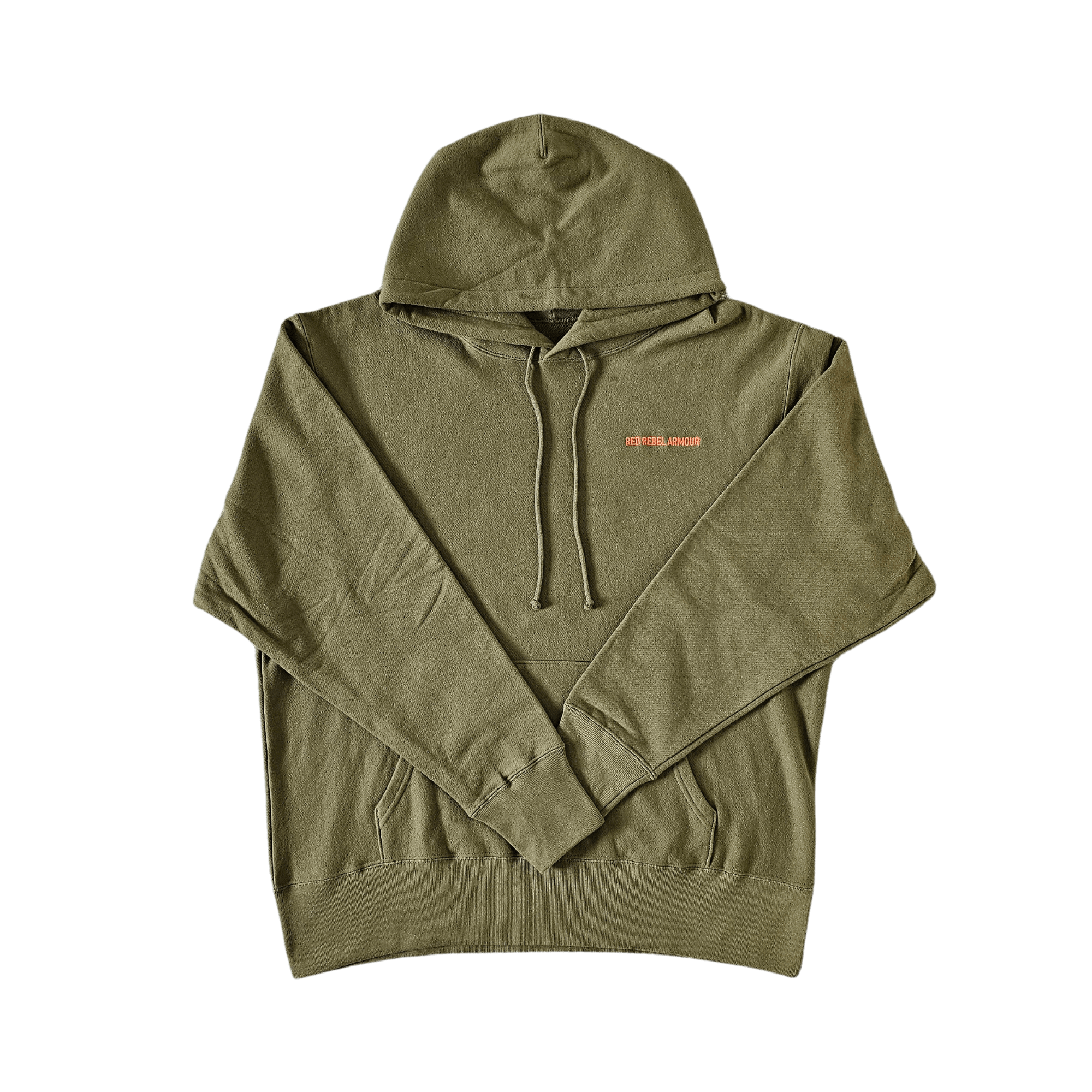 Olive Green Fitted Hoodie