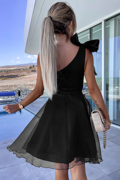 Pleated Loose Fit Casual Midi Dress in Solid Colors