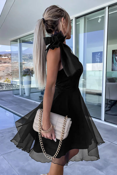Pleated Loose Fit Casual Midi Dress in Solid Colors