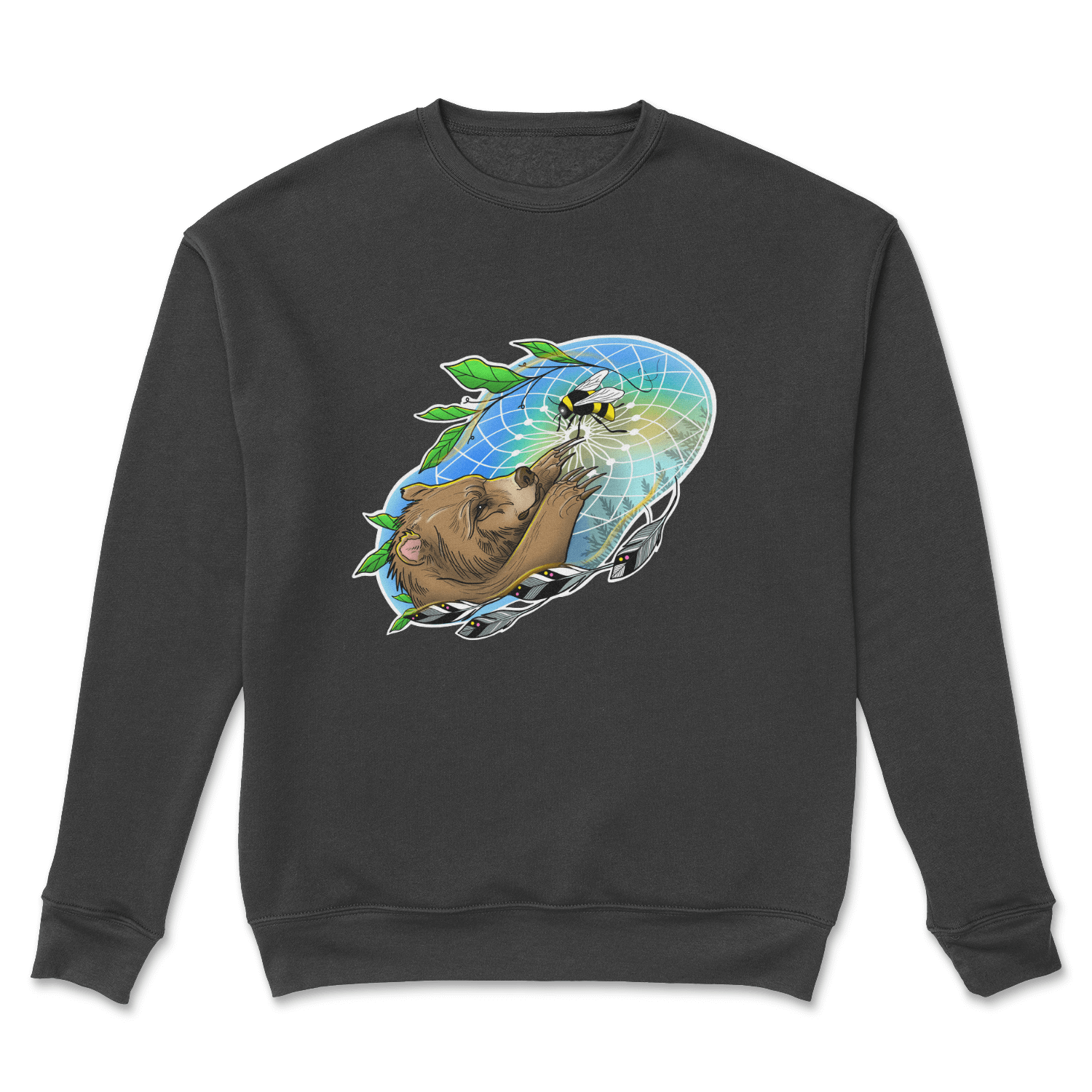 Spring Time Bear Crewneck