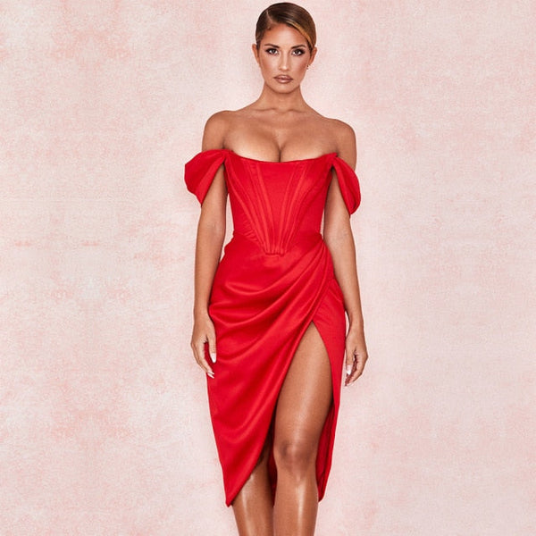 Off Shoulder Formal Dress