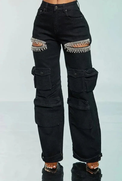 Women's High Waist Wide Leg Jeans