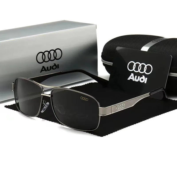 Audi UV400 Polarized Rectangle Sunglasses