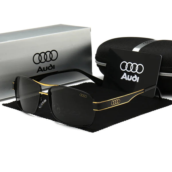 Audi UV400 Polarized Rectangle Sunglasses