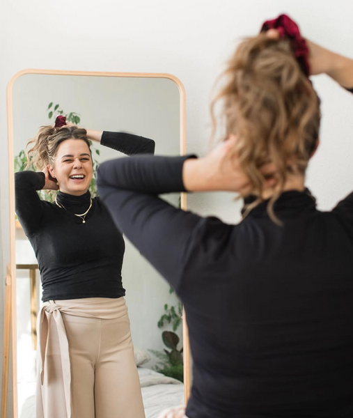 Top Knott Surprise Handmade Scrunchie