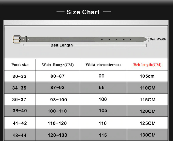 Engrave Pattern Belt