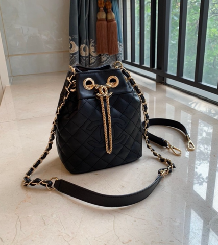 Designer Rope Chain Bucket Bag