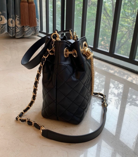 Designer Rope Chain Bucket Bag