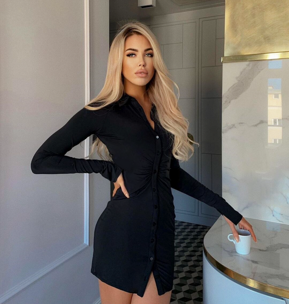 Button Down Dress Shirt Dress