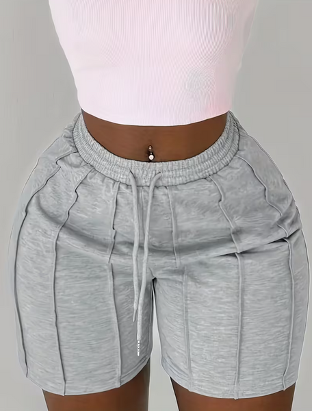 Lined Drawstring Pocket Shorts