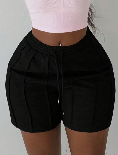 Lined Drawstring Pocket Shorts