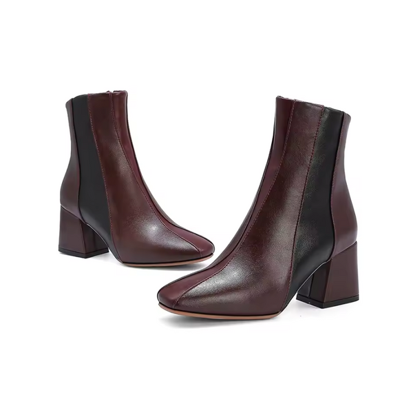 2 Tone Block Boots