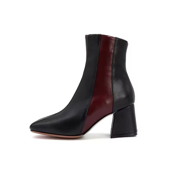2 Tone Block Boots
