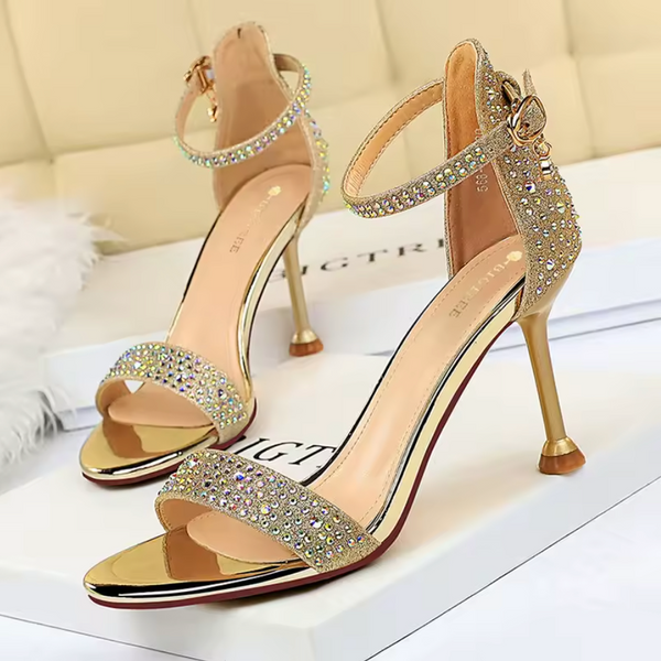 Gem Strapped Heel