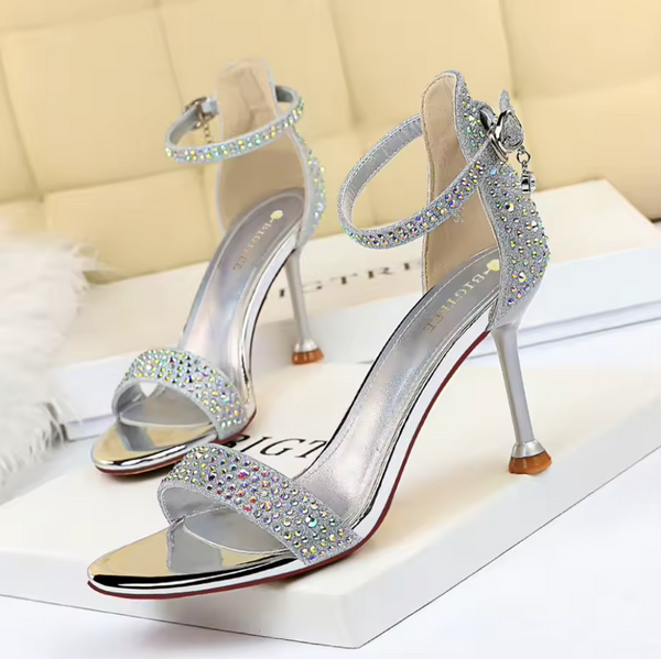 Gem Strapped Heel