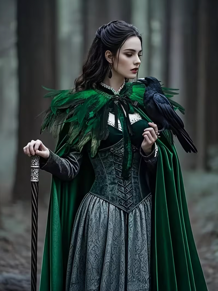 Retro Witch Costume Set Temu