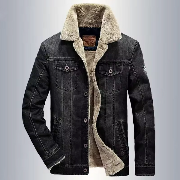 Denim Fleece Jacket Fashion Play