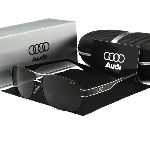 Audi UV400 Polarized Rectangle Sunglasses