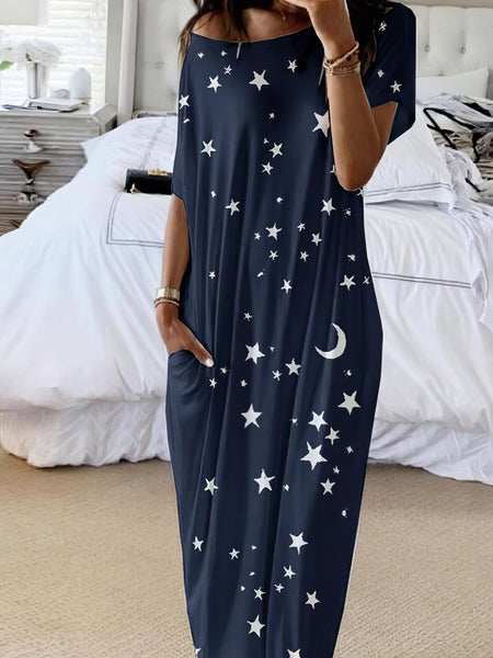 Women's Off-the-Shoulder Starry Dress in Blouses & Shirts