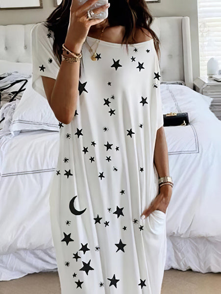 Women's Off-the-Shoulder Starry Dress in Blouses & Shirts