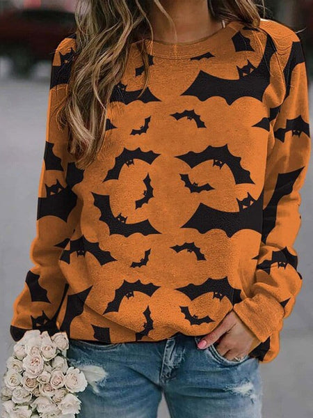 Women's Statement Bat Print Sweatshirt in Sweatshirts & Hoodies