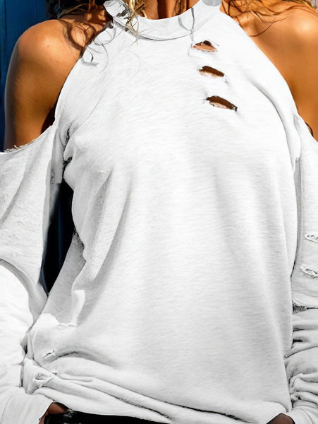 Fashionable Distressed Top