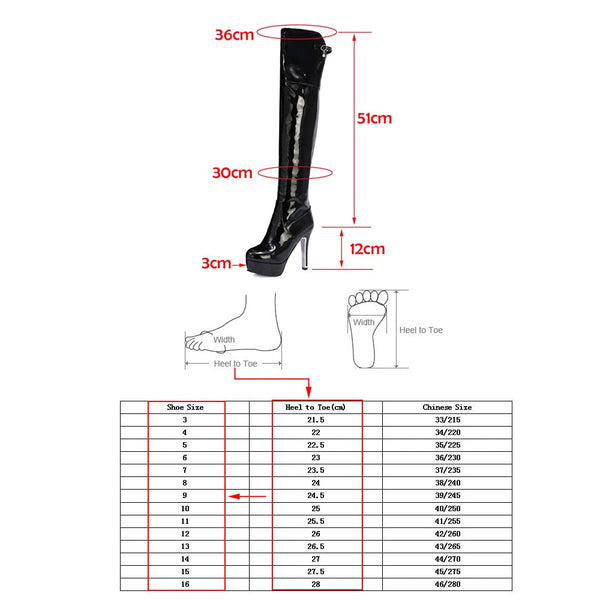 Knee High Platform Boots